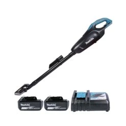 Makita DCL182 18V LXT Cordless Black Vacuum Cleaner With 2 X 5.0Ah Batteries & Charger