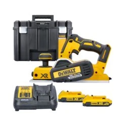 DeWalt DCP580N 18V XR Brushless Planer With 2 X 2.0Ah Batteries, Charger & Case