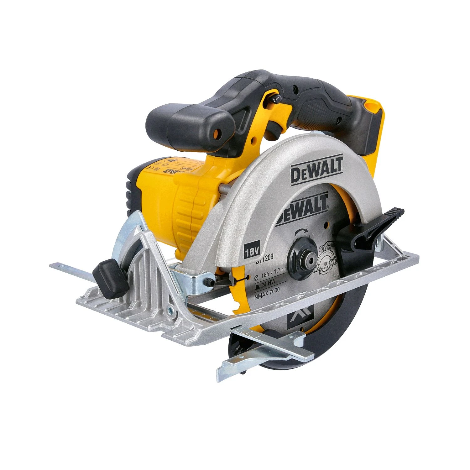 DeWalt DCS391 18V XR Li-ion 165mm Circular Saw With 2 X 5.0Ah Batteries, Charger & Case - Image 3