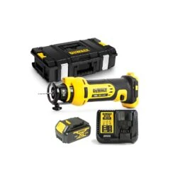 Dewalt DCS551 18V Drywall Cut-Out Tool With 1 X 4.0Ah Battery, Charger & DS150 Case