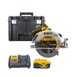 DeWalt DCS573 18V XR Brushless FlexVolt Advantage 190mm Circular Saw With 1 X 5.0Ah Battery, Charger & Case