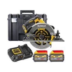 DeWalt DCS576T2 54V XR FlexVolt 190mm Circular Saw With 2 X 6.0Ah Batteries, Charger & Case