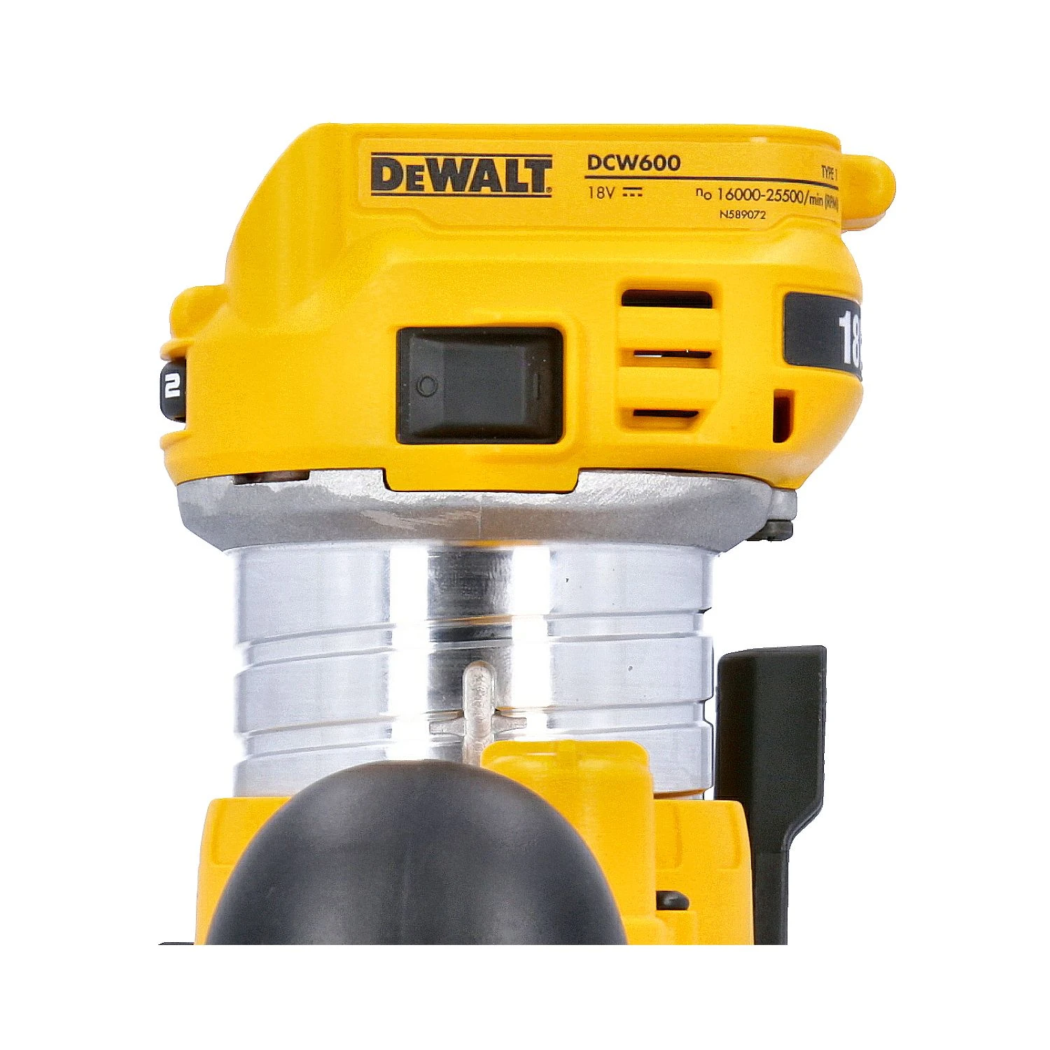DeWalt DCW604 18V Brushless Router With Base, 1 X 5.0Ah Battery, Charger & TSTAK VI Case - Image 9