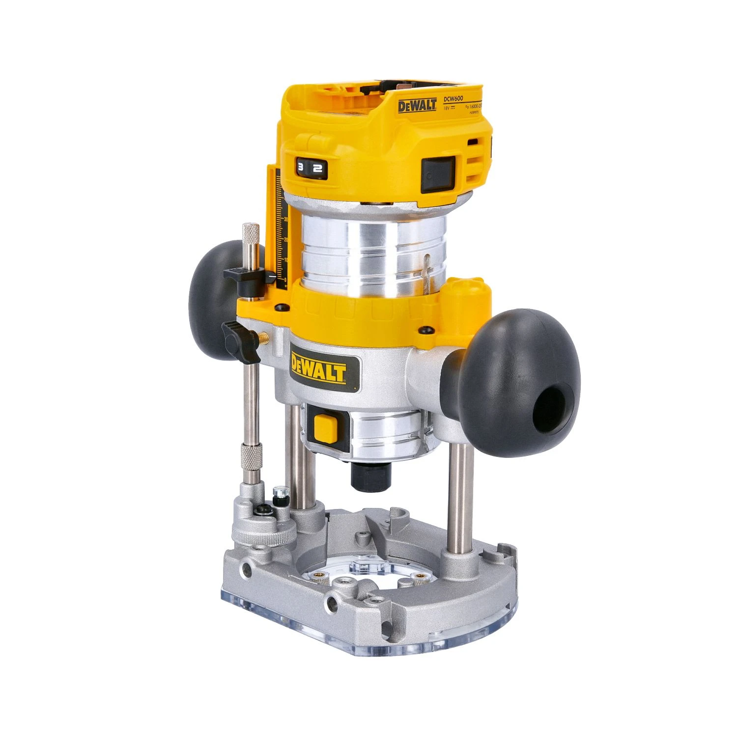 DeWalt DCW604 18V Brushless Router With Base, 1 X 5.0Ah Battery, Charger & TSTAK VI Case - Image 4