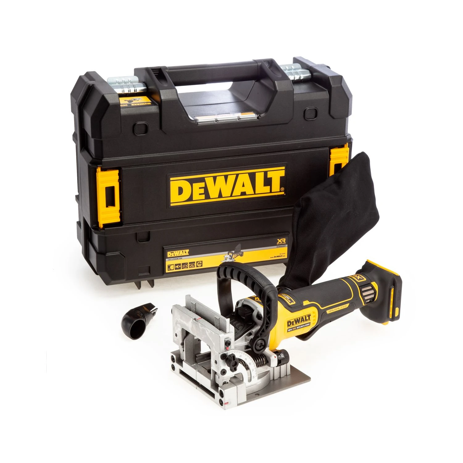 DeWalt DCW682NT 18V XR Cordless Brushless Biscuit Jointer With TSTAK Case