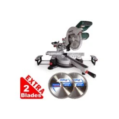 Metabo KGS216M Mitre Saw 240V With 2 Extra 60 Teeth Blades