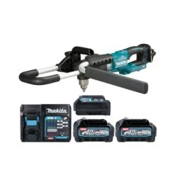 Makita DG001GD201 40Vmax Brushless Earth Auger With 2 X 2.5Ah Batteries, Charger & Adaptor