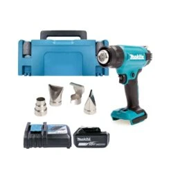 Makita DHG181 18V LXT Cordless Heat Gun With 1 X 5.0Ah Battery, Charger & Case