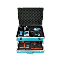 Makita DHP481 18V Combi Drill + 2 X 4Ah Batteries & Charger With 70pc Acc. Set