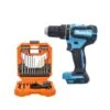 Makita DHP485 18V LXT Cordless Brushless 2-Speed Combi Drill With 56 Piece Drill Bit Set