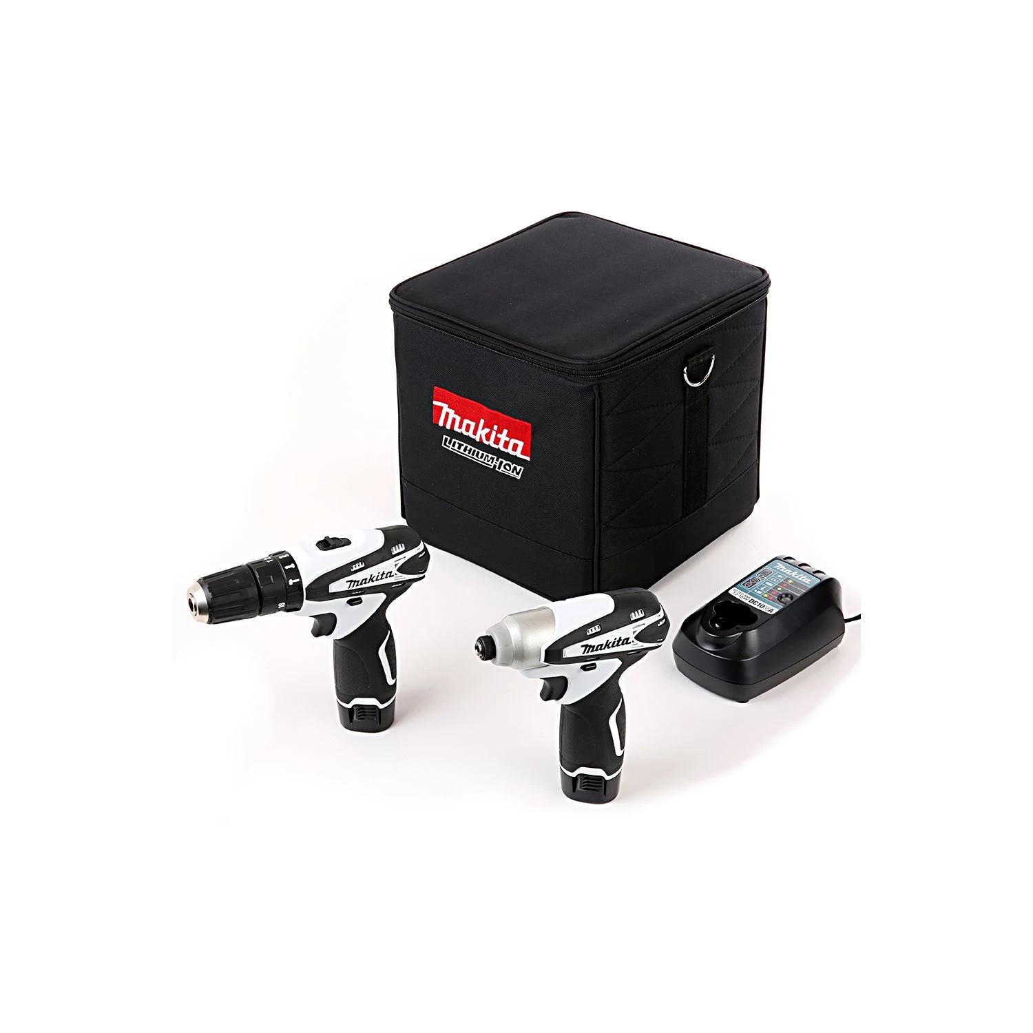 Makita DK1493WX 10.8V Combi & Impact Driver Twin Pack With 2 X 1.3Ah Batteries