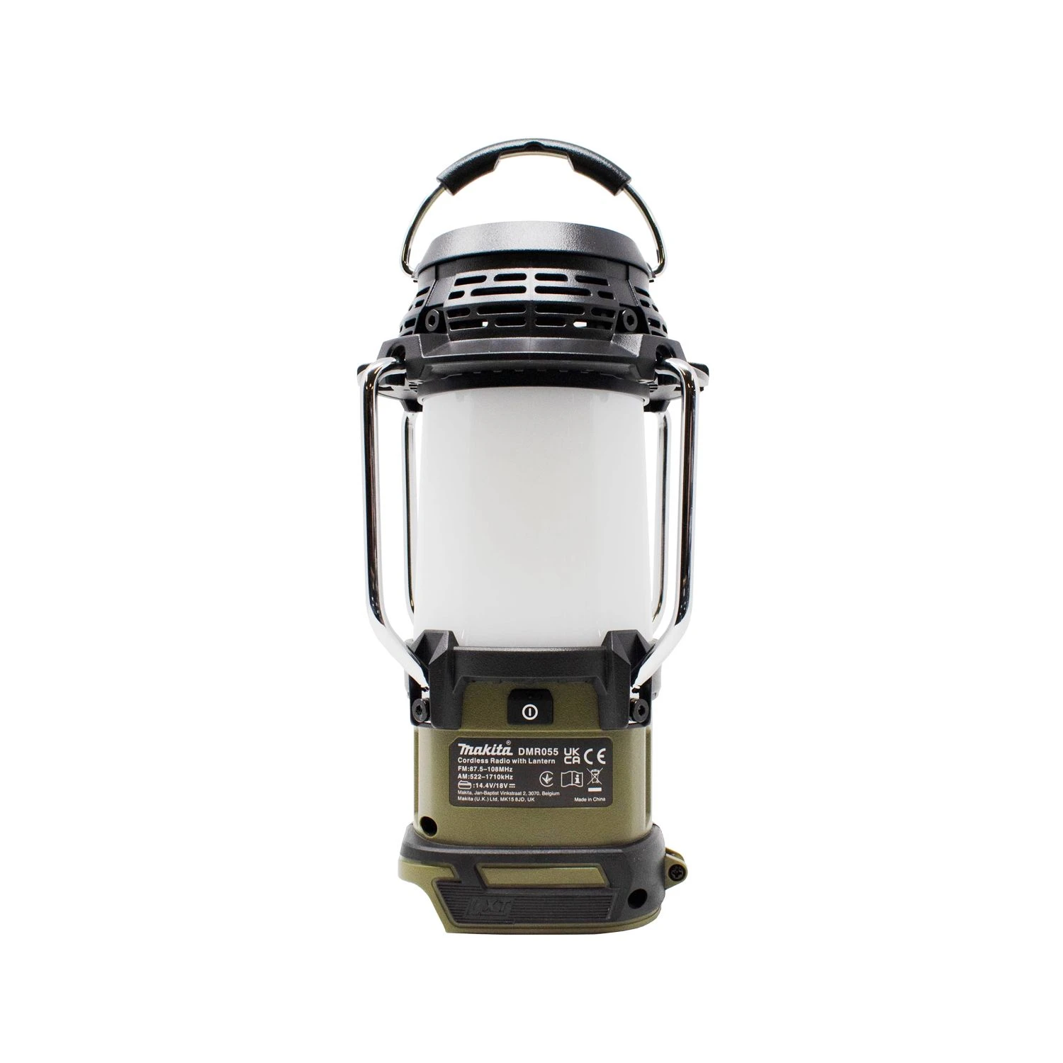 Makita DMR055 14.4V / 18V LXT Cordless Olive Green AM / FM Radio Lantern With 1 X 6.0Ah Battery & Charger - Image 4