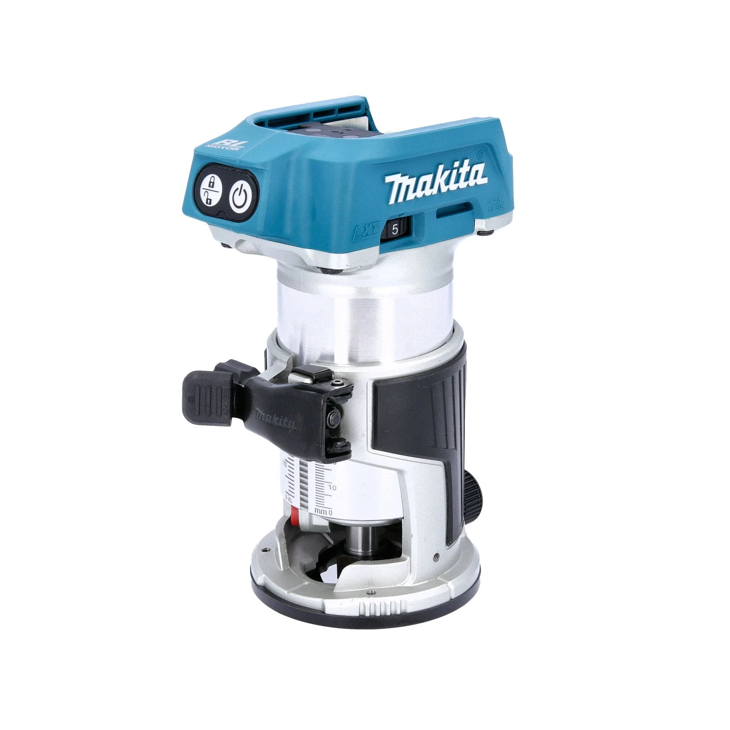 Makita DRT50 18V LXT Cordless Brushless Laminate Router/Trimmer With 2 X 6.0Ah Batteries, Charger & Type 3 Case - Image 3