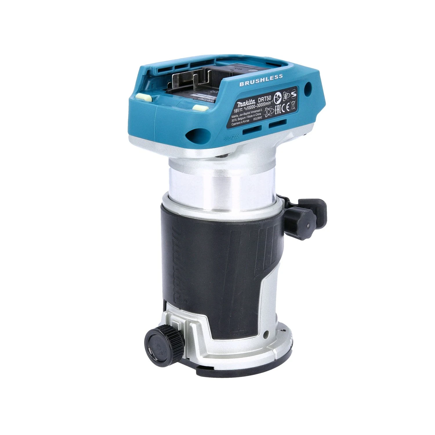 Makita DRT50 18V Brushless Cordless Router/Trimmer With 1 X 5.0Ah Battery, Charger & Case - Image 4