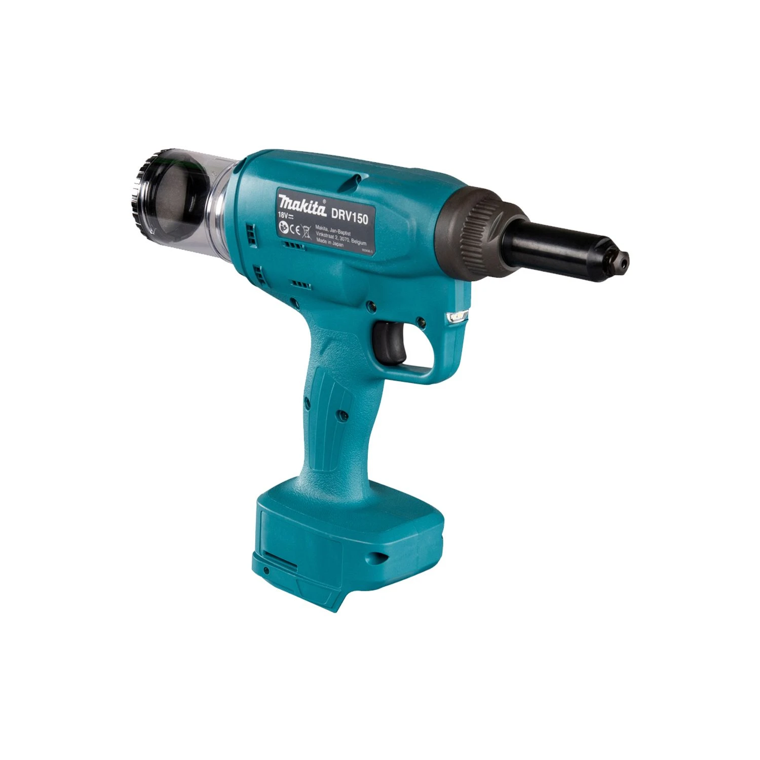 Makita DRV150Z 18V LXT Cordless Brushless 4.8mm Rivet Gun Bare Unit - Image 4