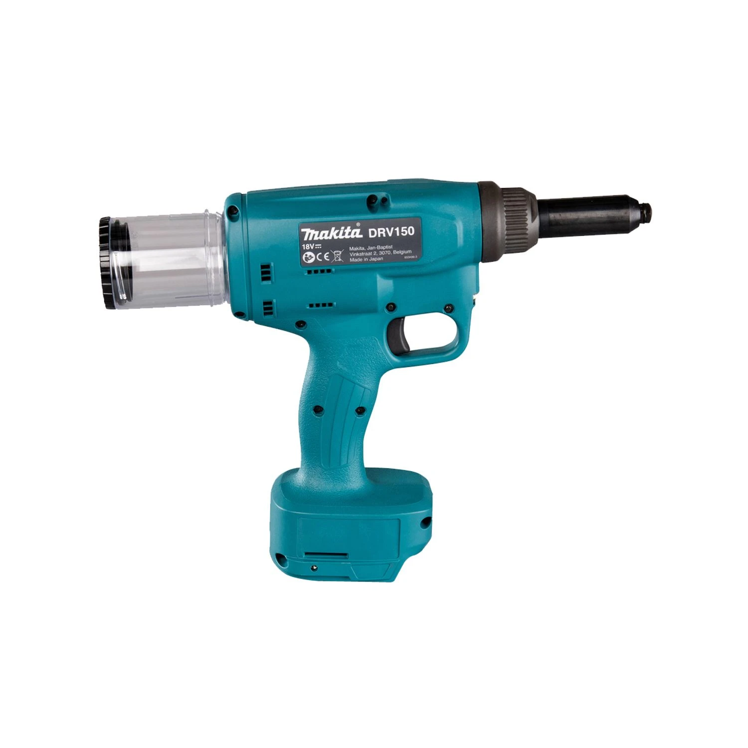 Makita DRV150Z 18V LXT Cordless Brushless 4.8mm Rivet Gun Bare Unit - Image 5