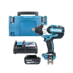 Makita DTW1001 18V Brushless 3/4" Impact Wrench With 1 X 6.0Ah Battery, Charger & Case