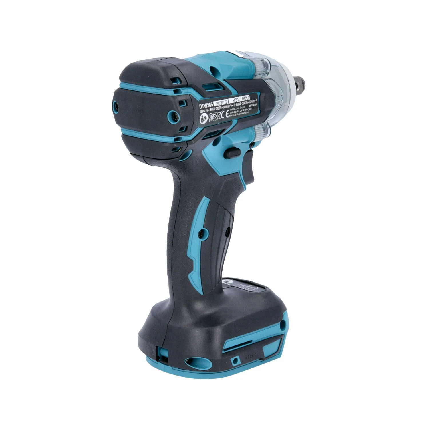 Makita DTW285 18V Brushless Impact Wrench With 1 X 4.0Ah Battery, Charger, Case & Inlay - Image 5