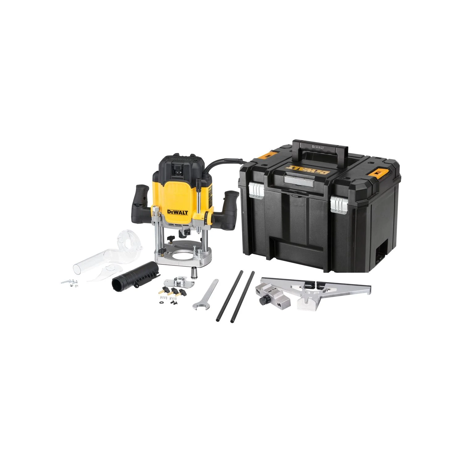 DeWalt DWE625KT Electric 2300W 1/2" Plunge Router 110V In TSTAK Carry Case