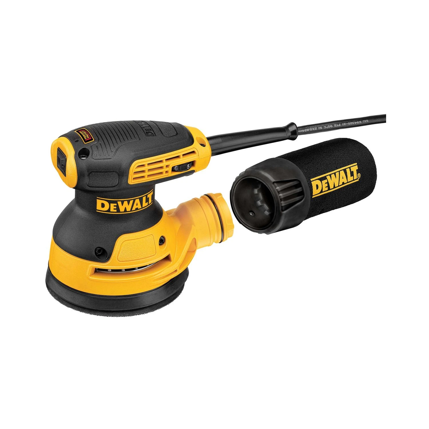 DeWalt DWE6423-LX Electric 125mm 280W Random Orbit Sander 110V With Dust Bag - Image 3