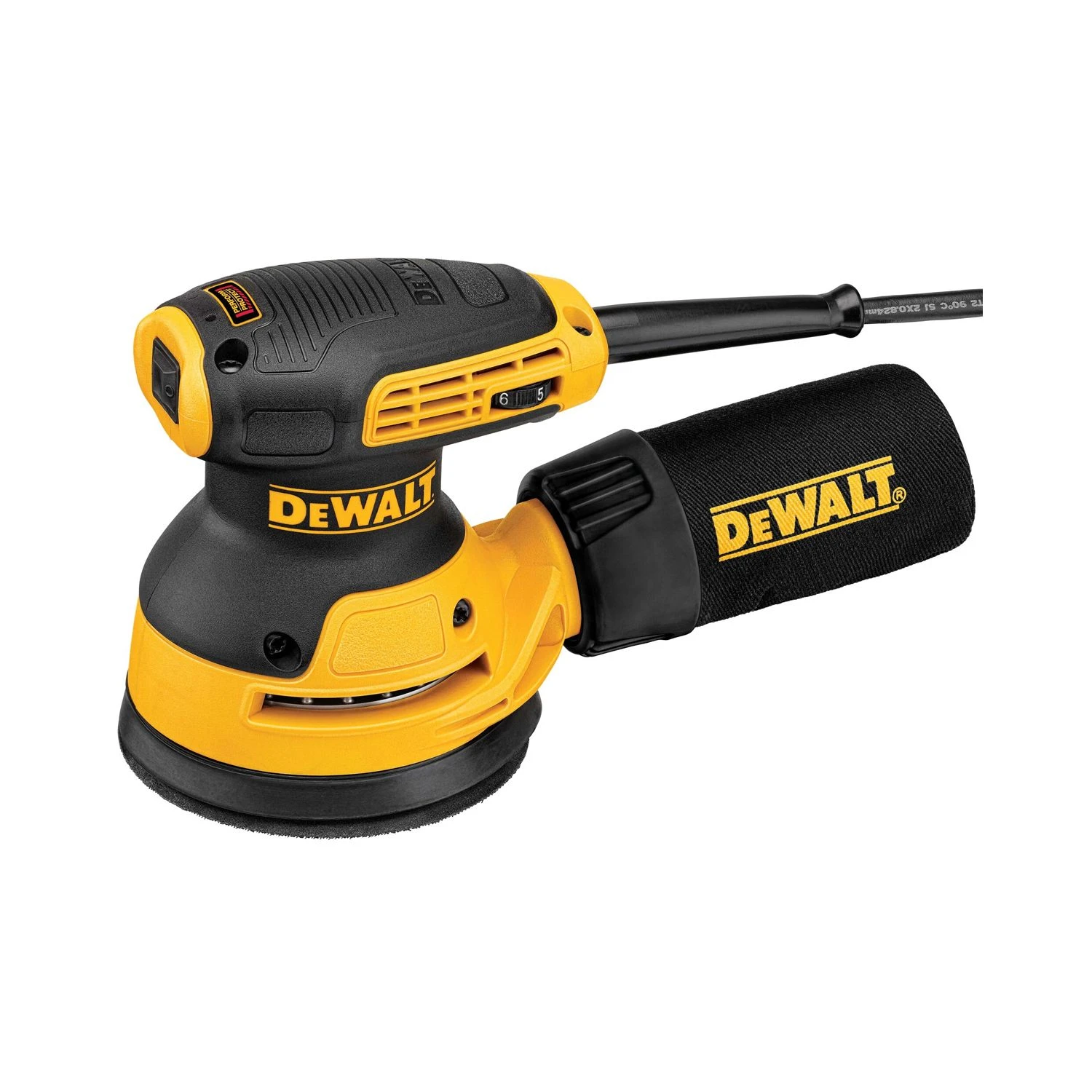 DeWalt DWE6423-LX Electric 125mm 280W Random Orbit Sander 110V With Dust Bag - Image 2
