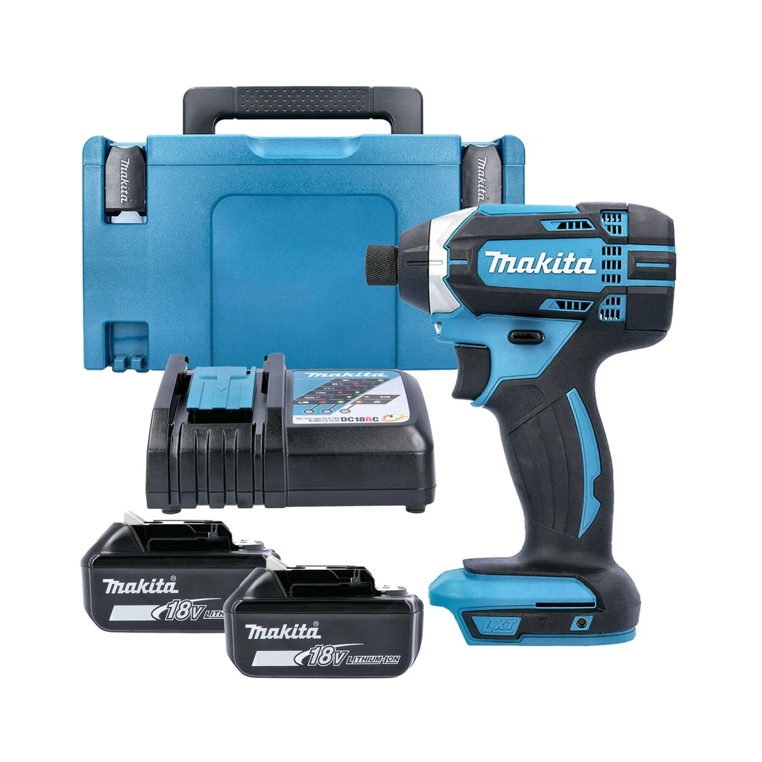 Makita DTD152 18V LXT Cordless Impact Driver With 2 X 5.0Ah Batteries, Charger, Case & Inlay - Image 8