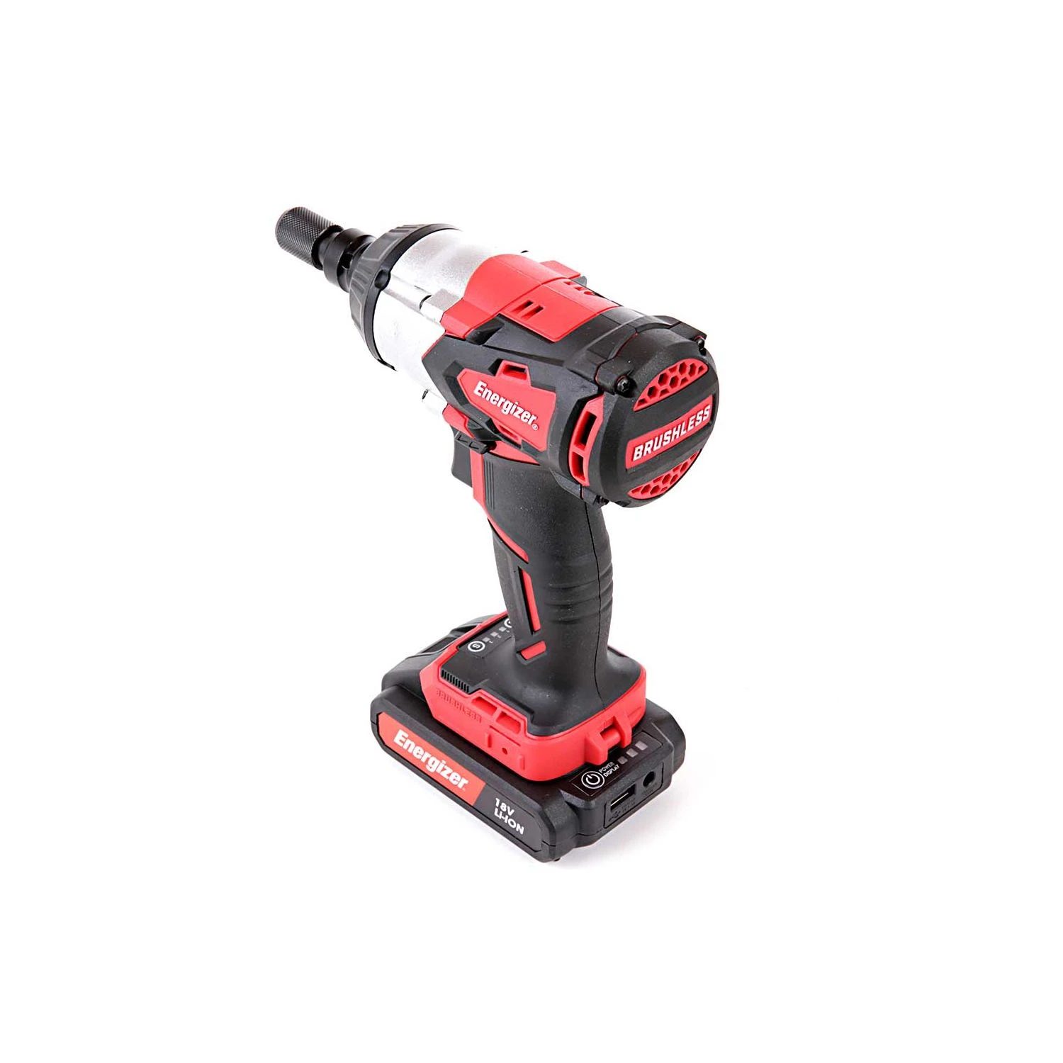 Energizer EZCCB18V2B2AUK 18V Brushless Portable Impact Wrench With 2 X 2Ah Batteries, Charger & Case - Image 10