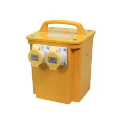 Faithfull FPPTRAN33A 3.3KVA Transformer Dual Socket
