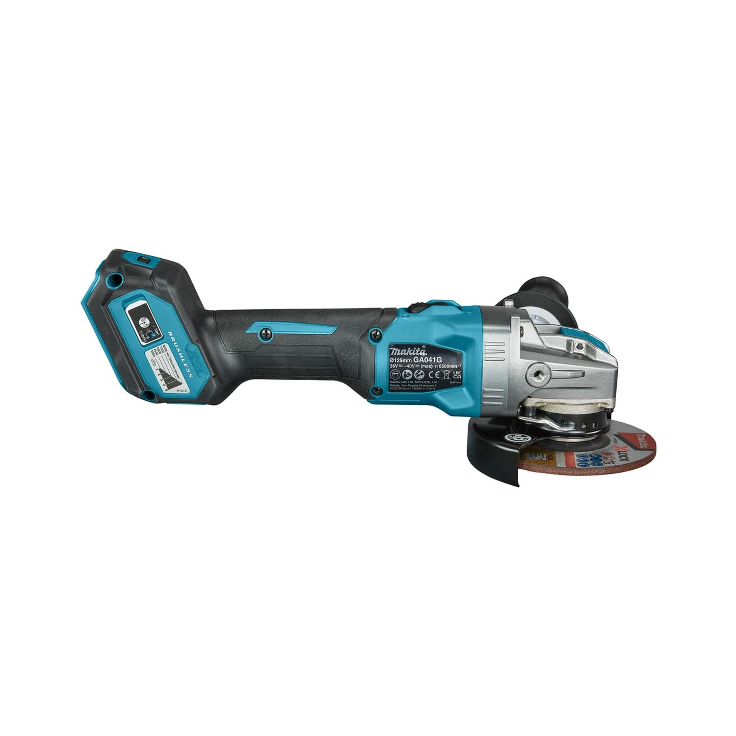 Makita GA041GZ 40Vmax XGT X-Lock Cordless Brushless 125mm Angle Grinder Bare Unit - Image 5