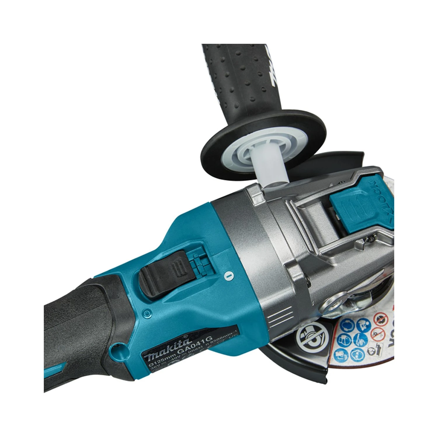 Makita GA041GZ 40Vmax XGT X-Lock Cordless Brushless 125mm Angle Grinder Bare Unit - Image 6