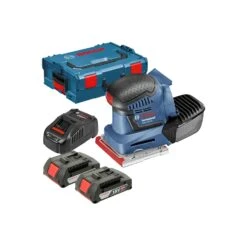 Bosch GSS 18V-10 18V Sander + 2 X 2Ah Batteries,Charger,Case