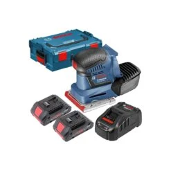 Bosch GSS 18V-10 18V Sander + 2 X 4Ah Batteries,Charger,Case