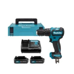 Makita HP332DSAJ 10.8V / 12Vmax CXT Cordless Brushless Combi Drill With 2 X 2.0Ah Batteries, Charger & Case