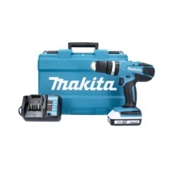 Makita HP457DW G-Series 18V Combi Drill With 1x 1.5Ah Battery, Charger & Carry Case