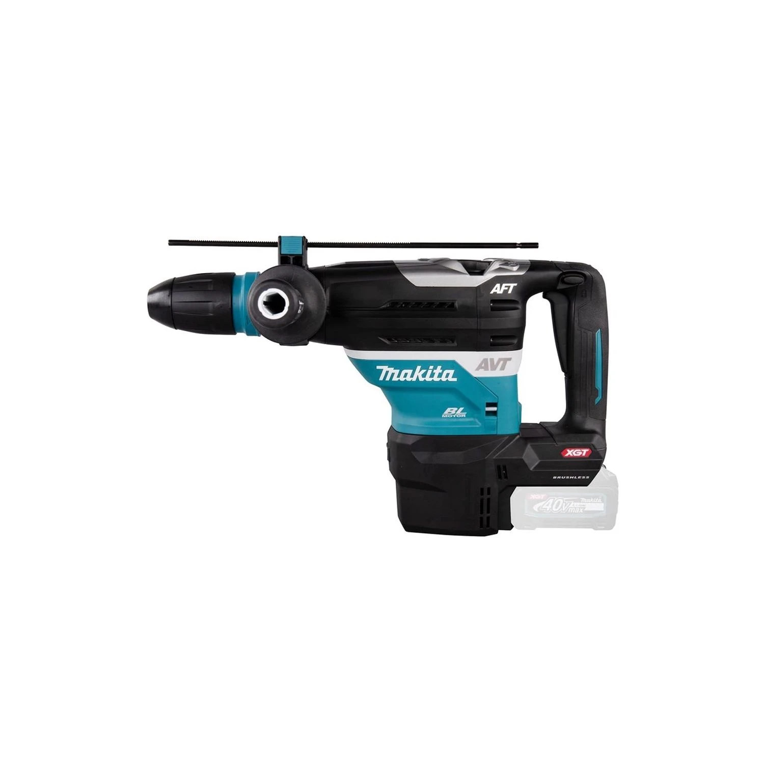 Makita HR005GD202 40Vmax XGT Cordless Brushless Rotary Demolition Hammer With 2 X 2.5Ah Batteries, Charger & Case - Image 2