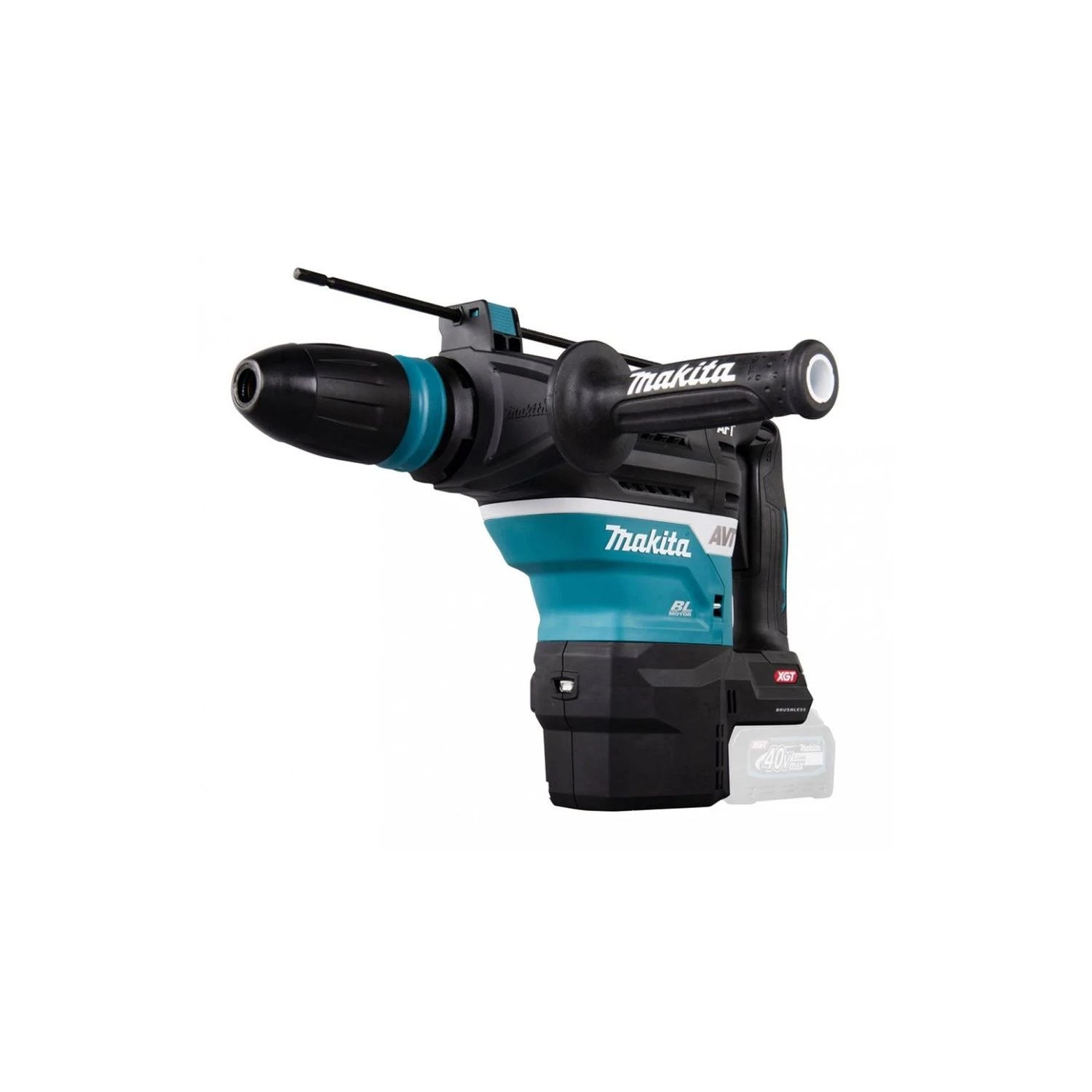 Makita HR005GD202 40Vmax XGT Cordless Brushless Rotary Demolition Hammer With 2 X 2.5Ah Batteries, Charger & Case - Image 4