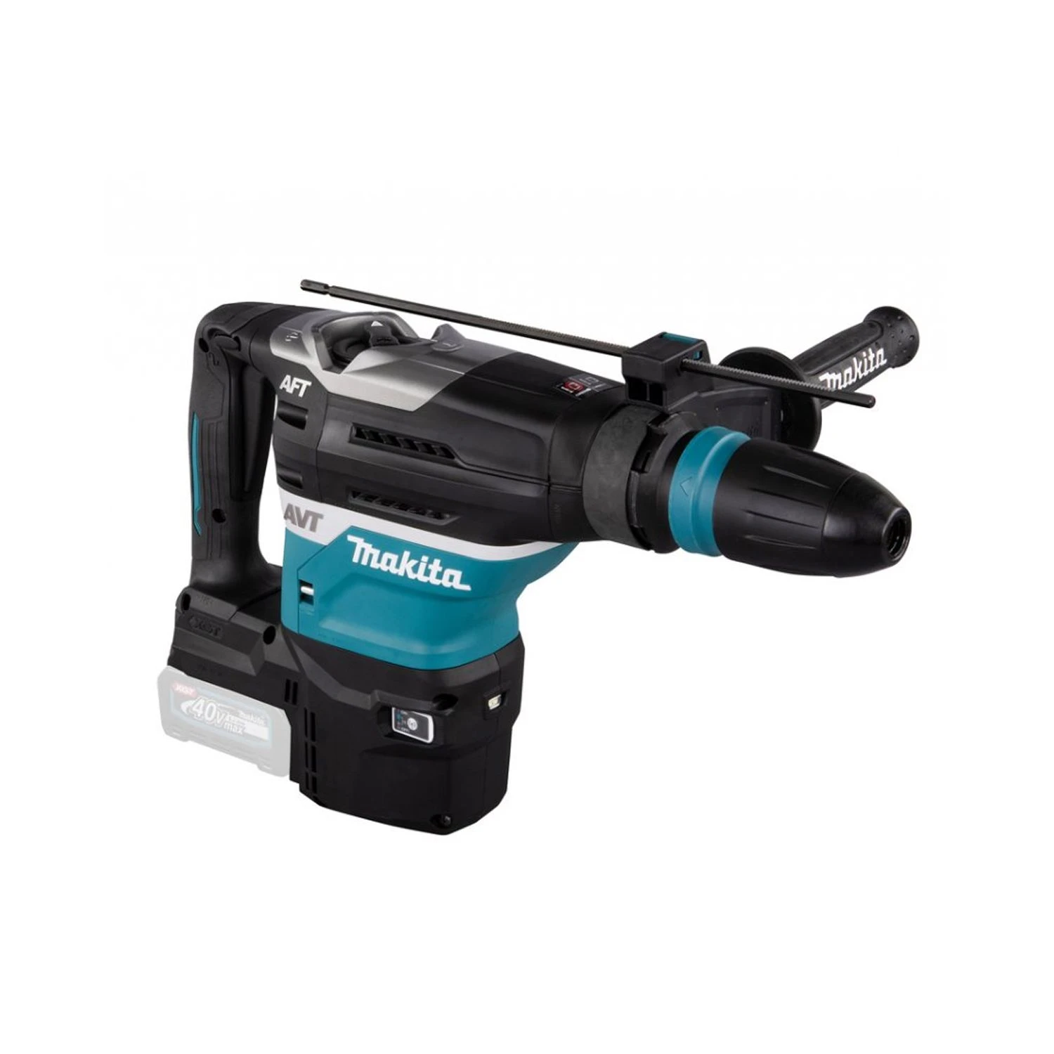 Makita HR005G 40Vmax XGT Brushless Rotary Demolition Hammer With 2 X 4.0Ah Batteries, Charger, Adaptor & Case - Image 6