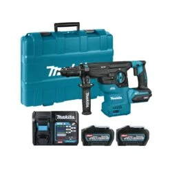 Makita HR009GT201 40Vmax XGT Cordless Brushless SDS+ Hammer Drill With 2 X 5Ah Batteries, Charger & Case
