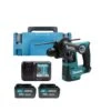 Makita HR140DWMJ 10.8V / 12Vmax CXT Cordless SDS Plus Rotary Hammer Drill With 2 X 4.0Ah Batteries, Charger & Case