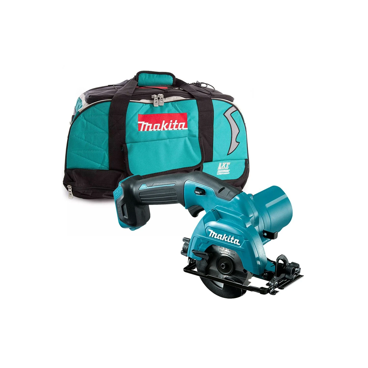Makita HS301 10.8V CXT 85mm Cordless Circular Saw With LXT400 831278-2 Bag