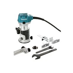 Makita RT0700CX4/2 1/4" Router/Laminate Trimmer With Trimmer Guide 240V