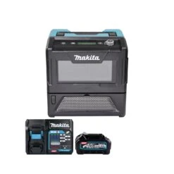 Makita MW001G 40Vmax XGT Cordless 8L Microwave With 1 X 2.0Ah Battery & Charger