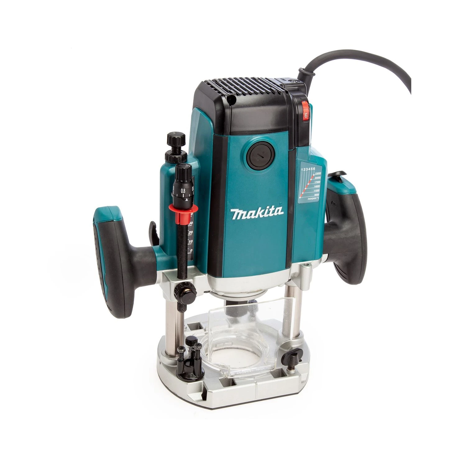 Makita RP2303FCJ 2100W 1/2" Plunge Router 240V With Makpac Case - Image 2