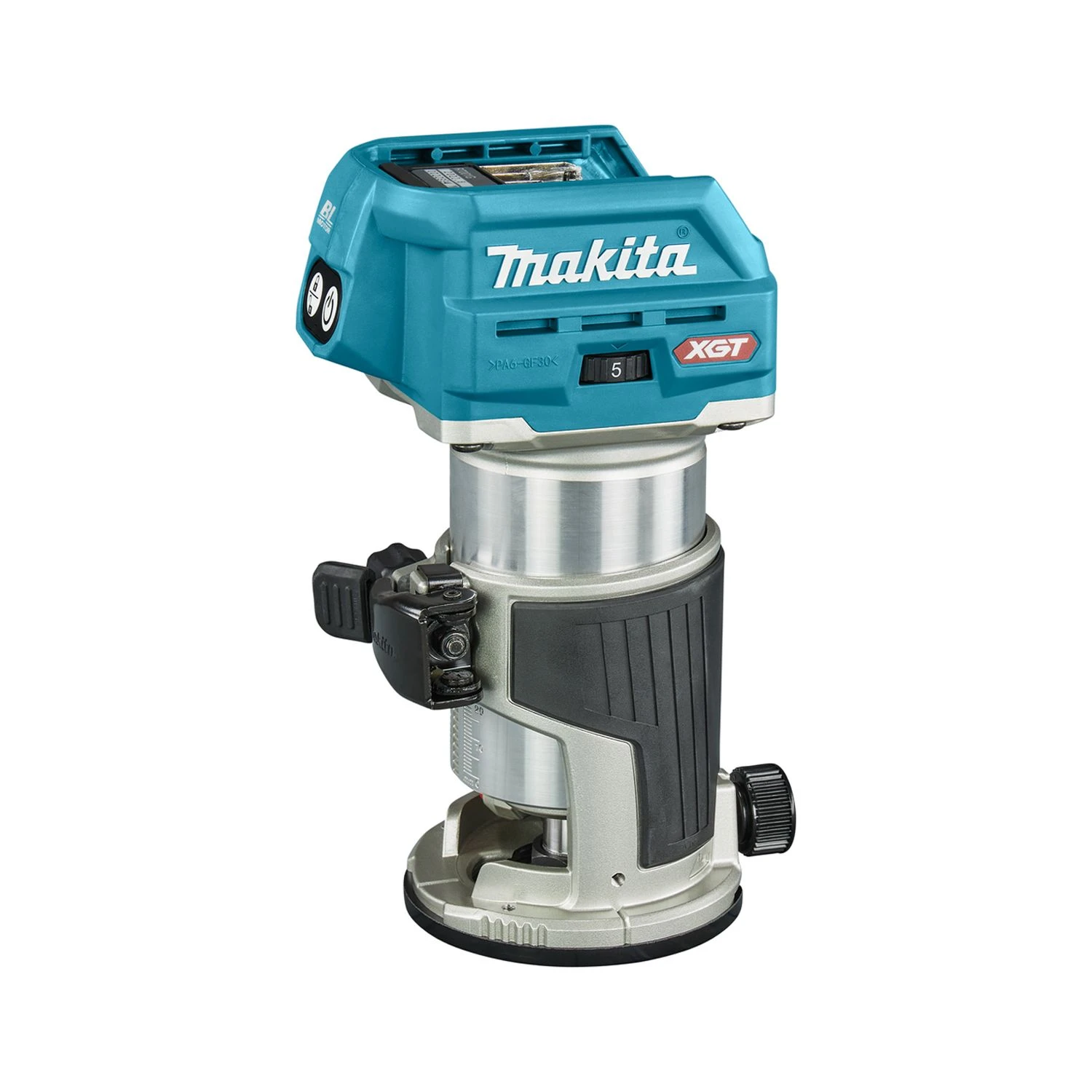 Makita RT001GD201 40Vmax XGT Cordless Brushless 1/4" & 3/8" Router With 2 X 2.5Ah Batteries, Charger & Case - Image 3