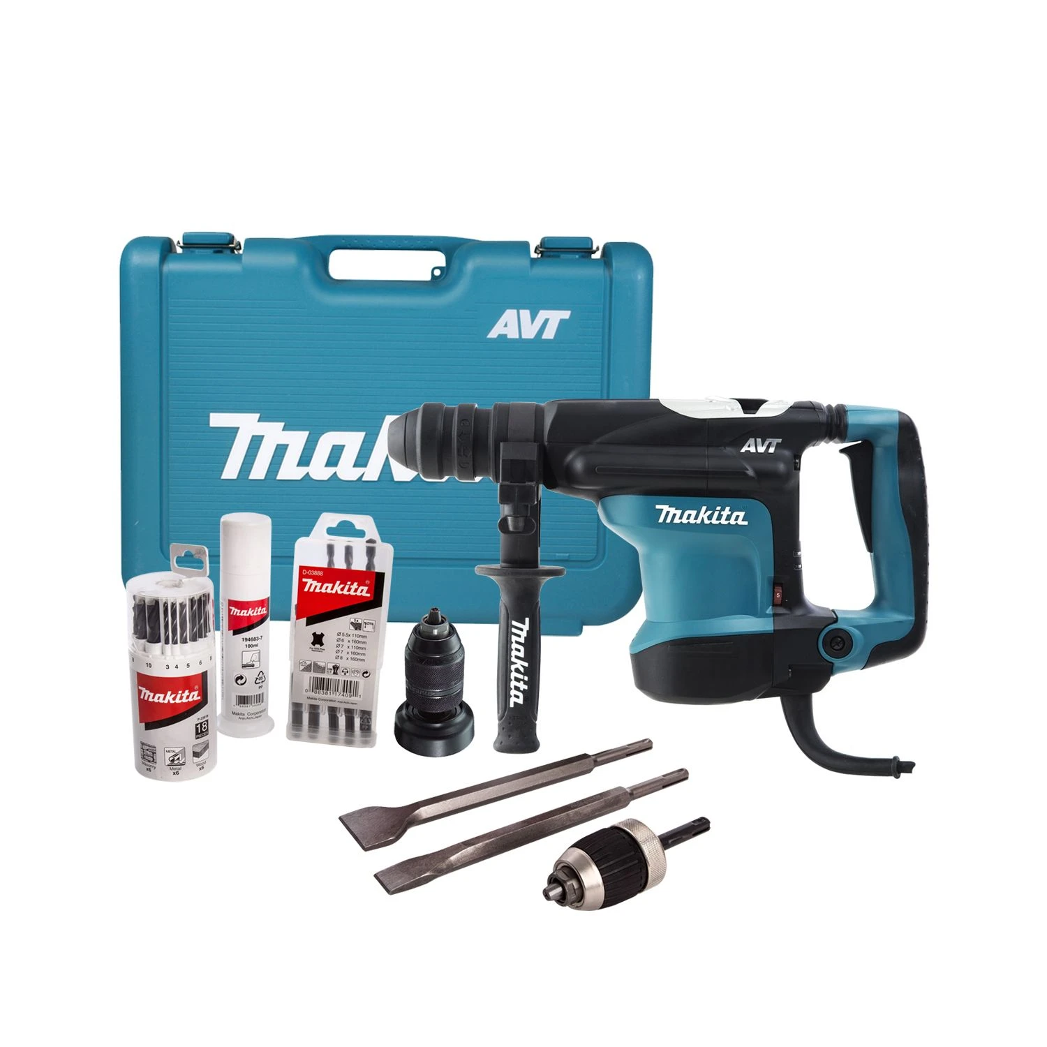 Makita HR3210FCT 850W 32mm SDS Plus Rotary Hammer 240V With Case