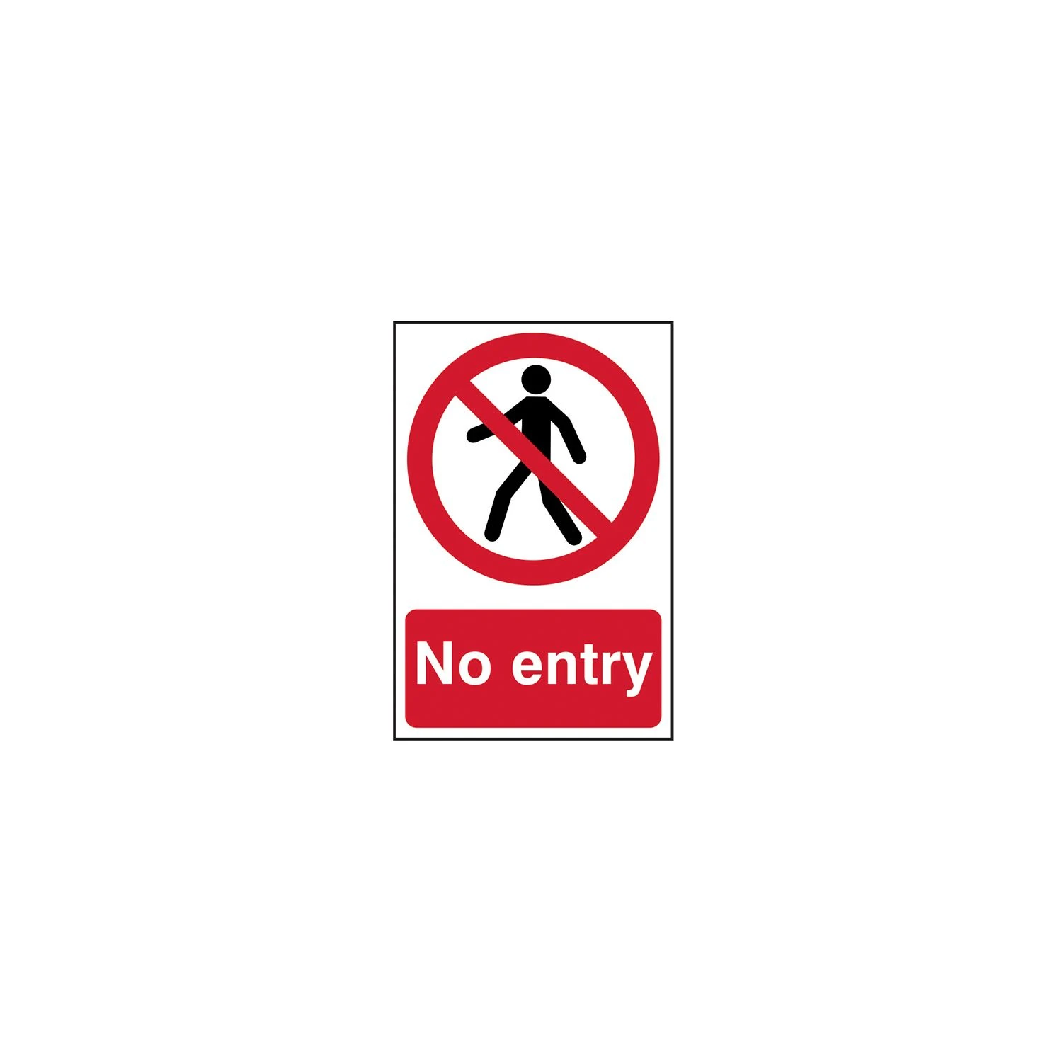 Scan No Entry - PVC 200 X 300mm