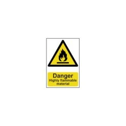 Scan Danger High Flammable PVC 200 X 300mm