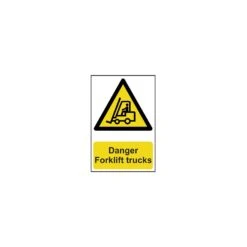 Scan Danger Forklift Trucks PVC 200 X 300mm