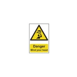 Scan Danger Mind Your Head - PVC 200 X 300mm