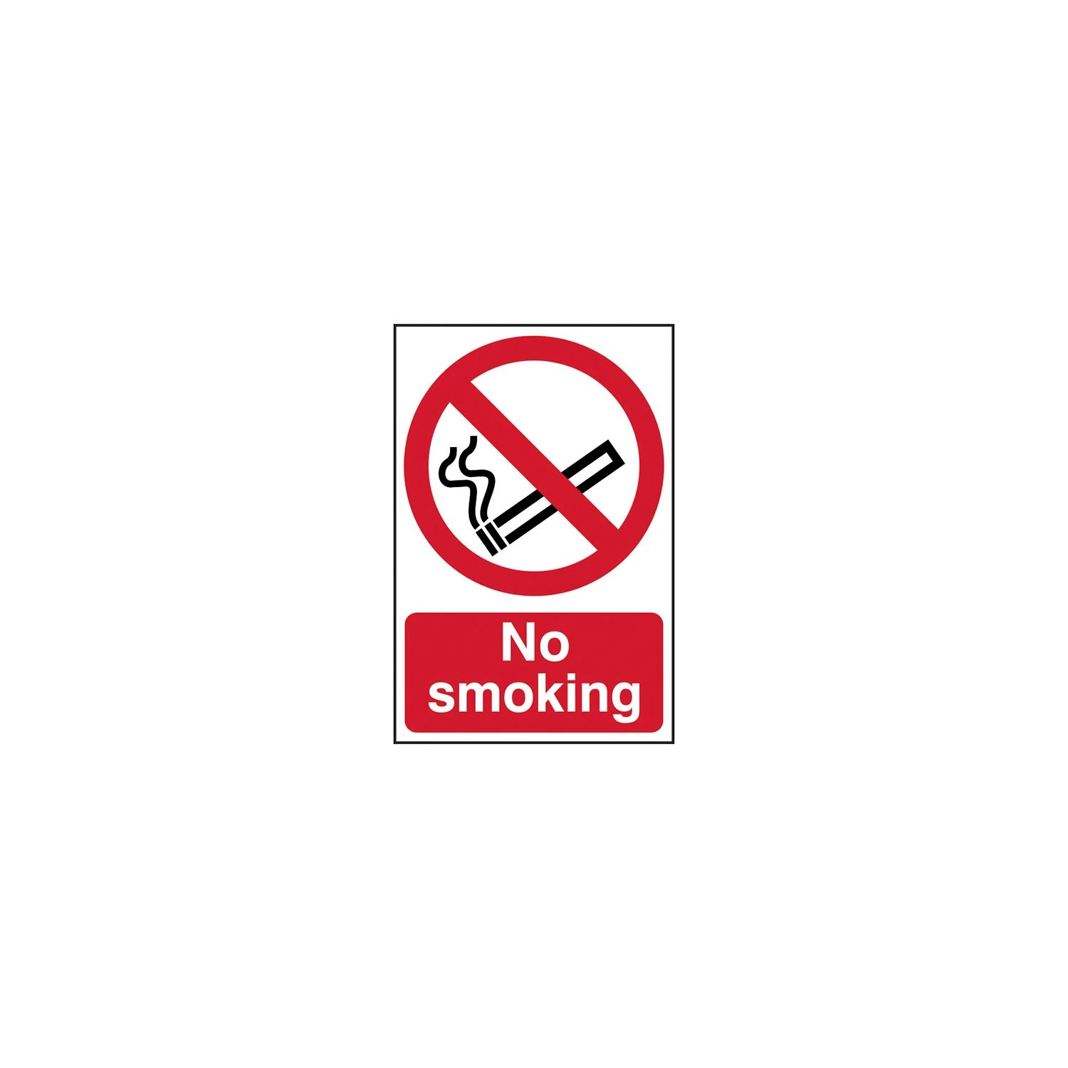 Scan No Smoking - PVC 400 X 600mm - Image 2